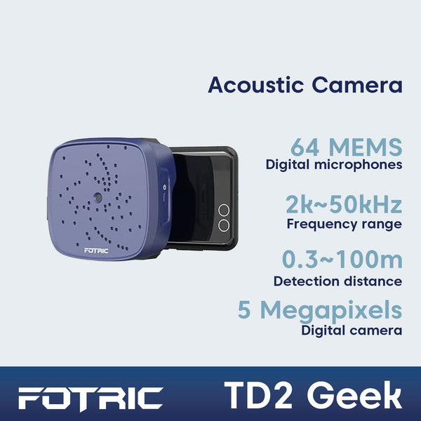 FOTRIC TD2 Geek Tragbare Akustische Bildgebung